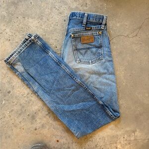 Wrangler Men's Light Blue Straight Jeans